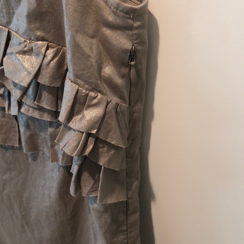 J. Crew Metallic Ruffle Top - Picture 6 of 8